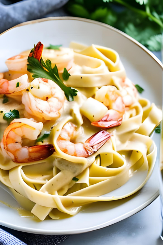 Alfredo sauce without cream cheese for shrimp