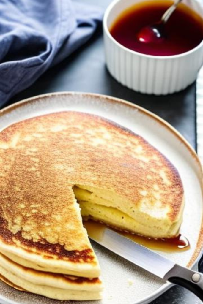 Buttery fluffy vanilla pancakes