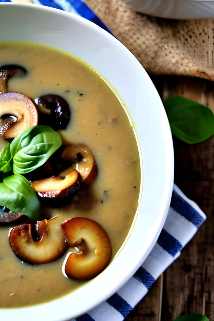 Easy Mushroom Soup Recipe without Cream