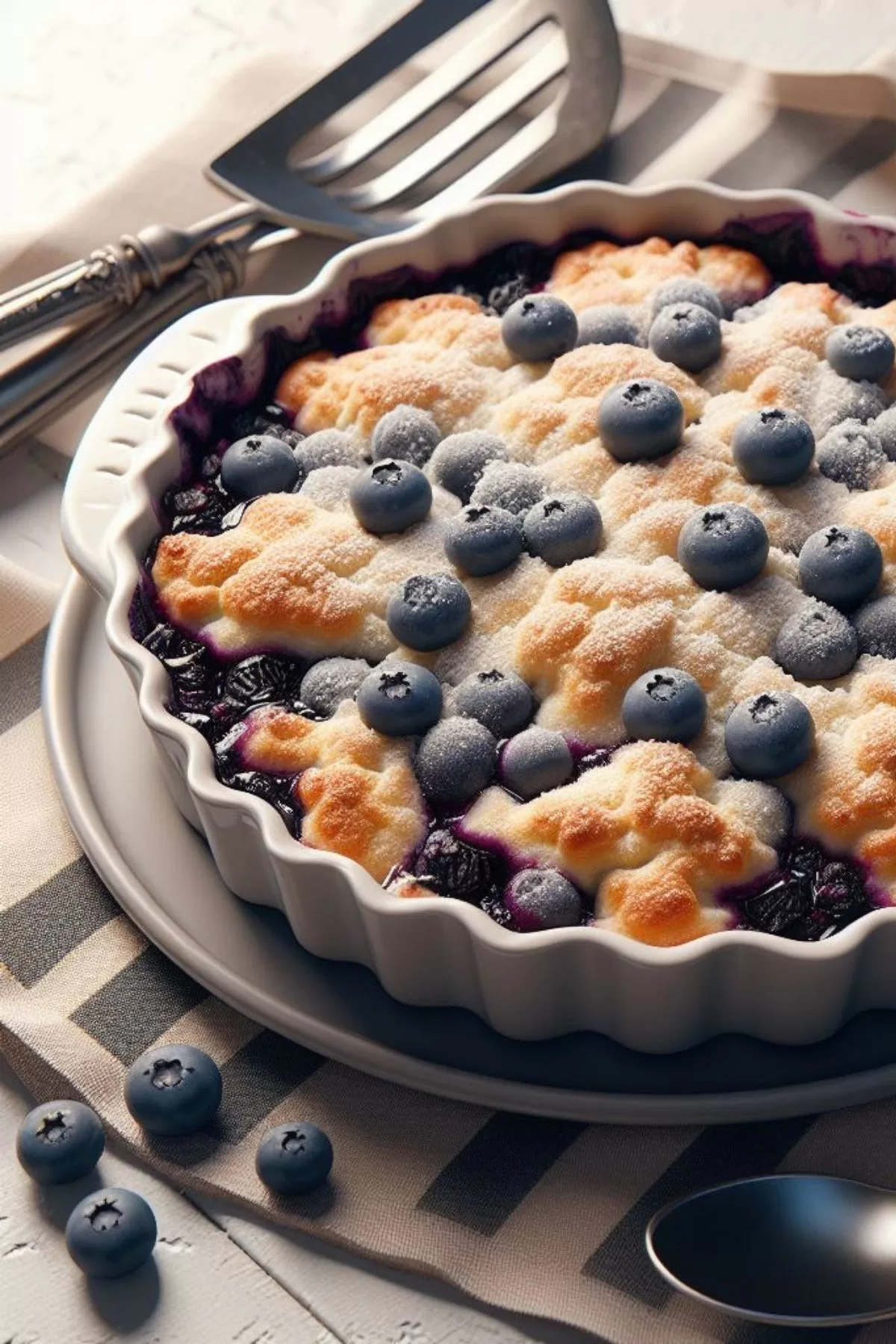 Easy blueberry cobbler recipe