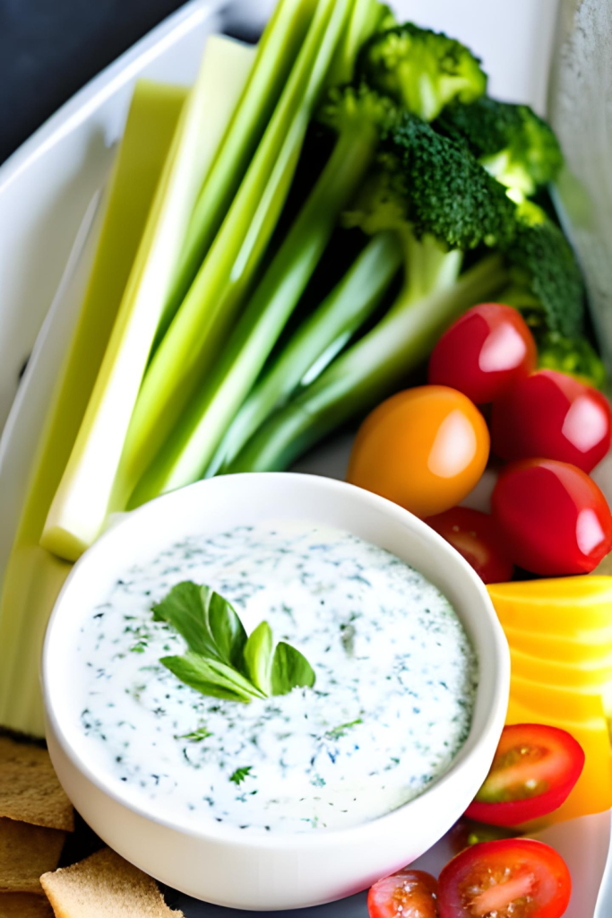 Ranch Dressing with Mayonnaise and Sour Cream