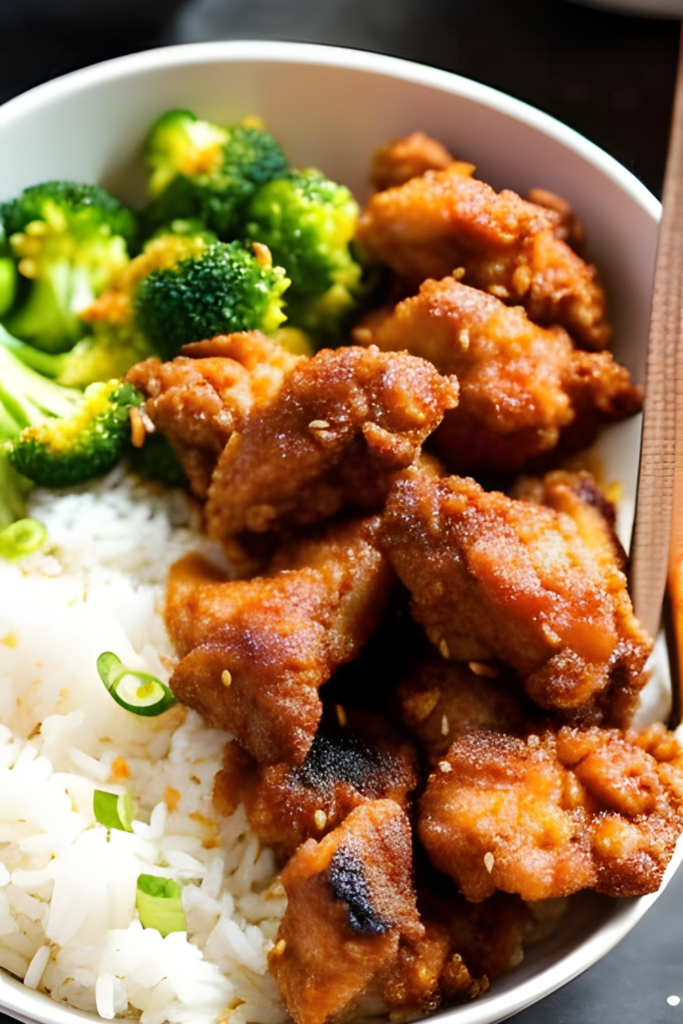 Sweet and savory Korean Fried Chicken