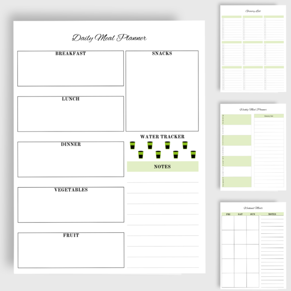 Meal Planner Green 001.4